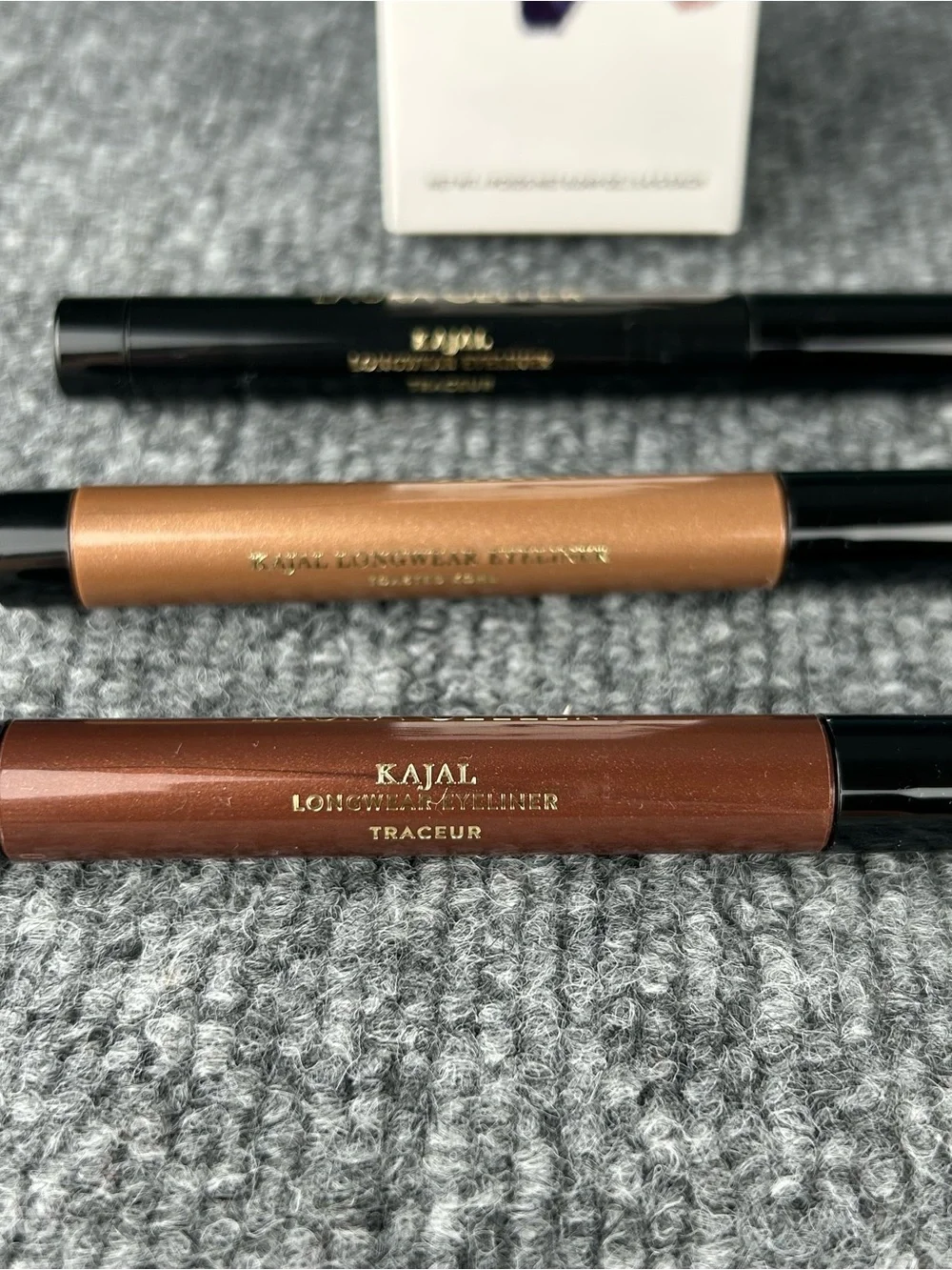Laura Geller KAJAL 3 Colors Longwear Eyeliner Brown, Black, Toasted Kohl 1.4g x3